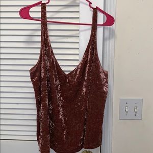 Velvet top